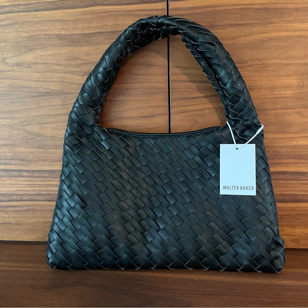 Walter Baker Woven Vegan Leather Margaux Handbag